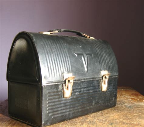 Vintage Metal Dome Lunch Box for sale 